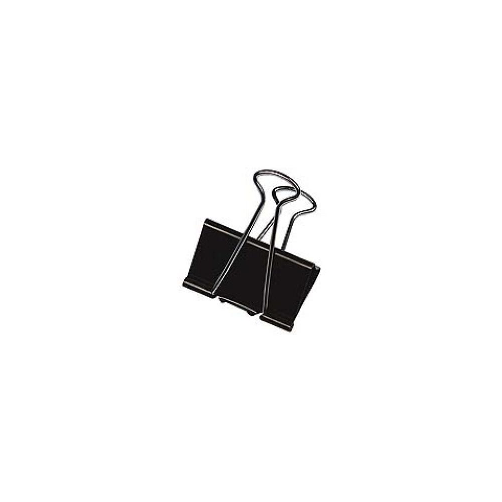 Q-Connect Foldback-Klammern Klemmvolumen 19 mm schwarz 41 mm 10 St/ück