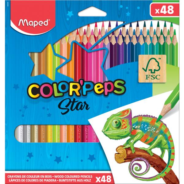 Maped Dreikant-Buntstift COLOR/'/'PEPS Mini 12er Kartonetui