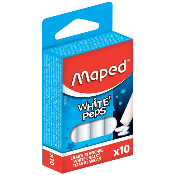 Wandtafelkreide White Peps Rund Weiss Maped 935020 3154149350209