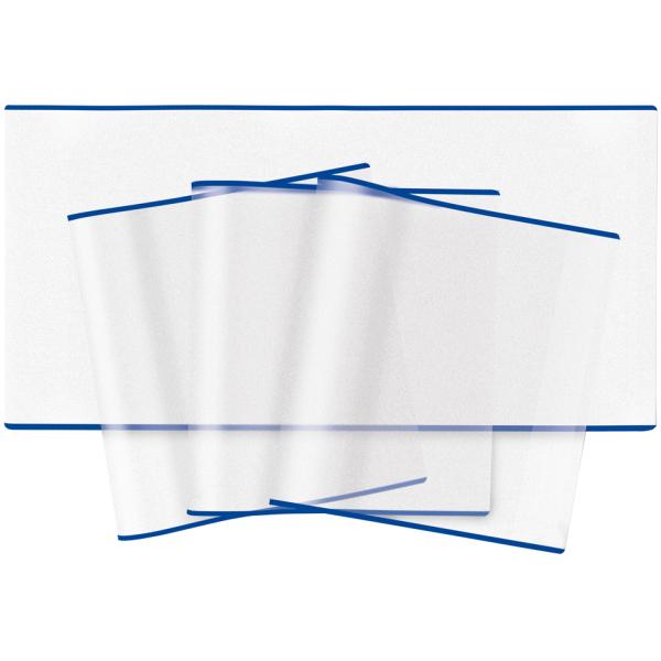 Herma 10 x Buchschoner PP mit Lasche transparent 195 x 380mm