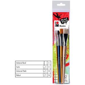 3 Marabu Synthetikhaarpinsel Universal rund Gr 3 Marabu Synthetikhaarpinsel Universal rund Gr
