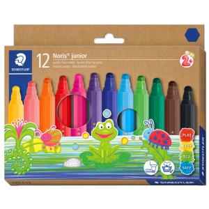 STAEDTLER Fasermaler Noris junior Jumbo 12er-Set retail 329 C12 (4007817090497)