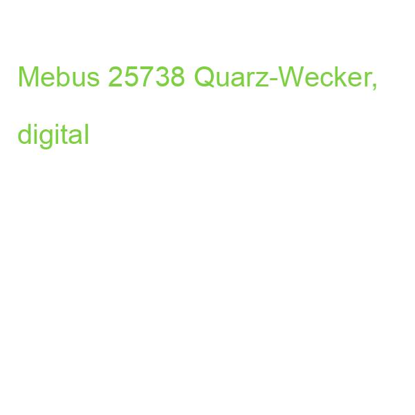 Mebus 25738 Quarz-Wecker, digital