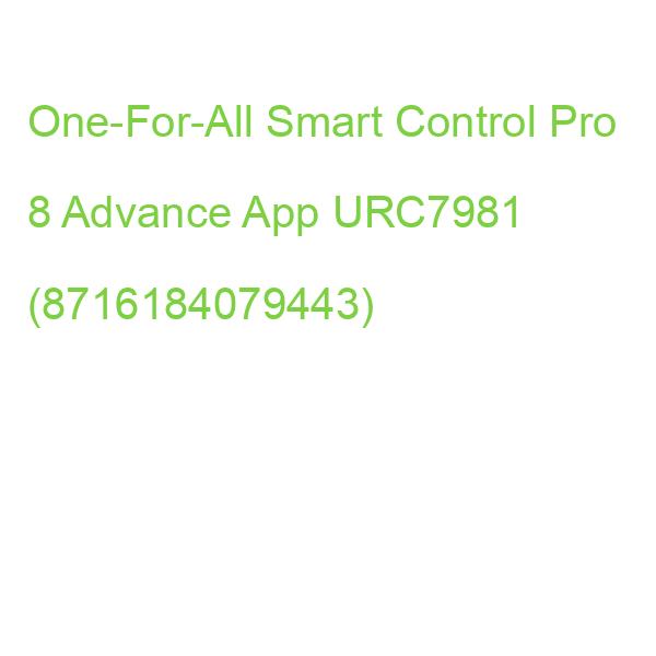 Smart Control Pro 8 Advance App (schwarz) URC7981 (8716184079443)