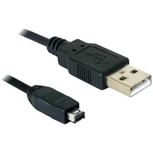 DELOCK USB Kabel A -> miniB 4Pin St/St 1.50m 82208 (4043619822089)