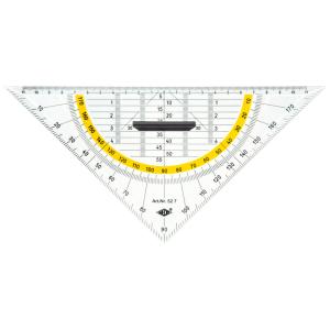 Geometriedreieck abnehmbarer Griff 25cm WEDO 52 7 (4003801035994)