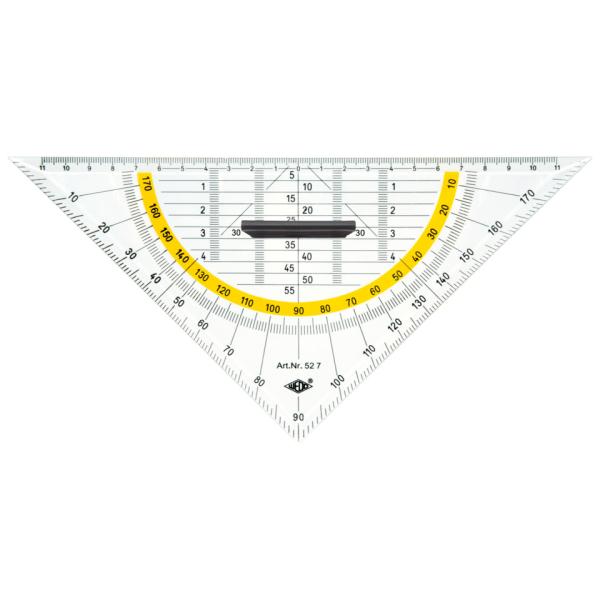 Geometriedreieck abnehmbarer Griff 25cm WEDO 52 7 (4003801035994)