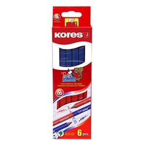 Dreikant-Lehrerbuntstift TWIN Jumbo, blau/ rot Kores BB94851 (9023800948519)
