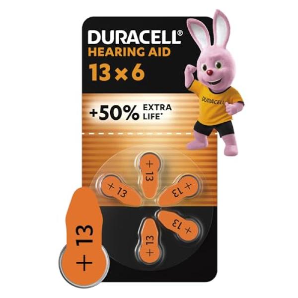 Duracell Batterie Hörgeräte EasyTab 13 (PR48) NEU 6St. 167148 (5000394167148)