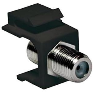 LogiLink Keystone Modul F-Kupplung, schwarz NK0018B (4052792046656)