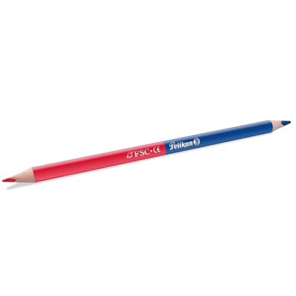 Silbentrennstift rot blau dünn Pelikan 810845 (4012700810847)