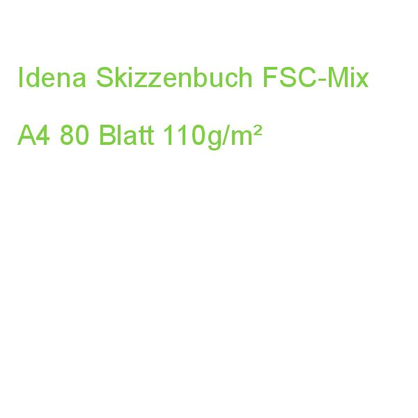 Idena Skizzenbuch 110g/m² DIN A4 160 Seiten