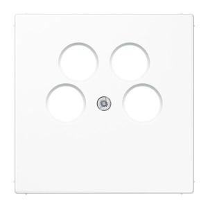 JG LS-design Koax-Abdeck. für 4-Loch SAT-TV Ankaro alpinweiss LS990-4SAT2WW (4011377885103)