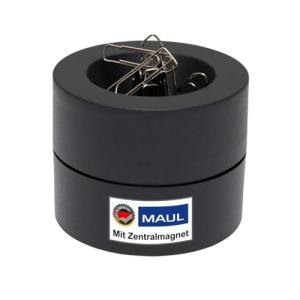 Klammernspender pro, Durchmesser: 73 mm, schwarz MAUL 30123-90 (4002390001687)