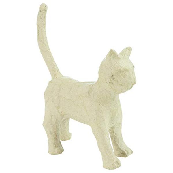 Pappmache-Figur 'Katze', 130 mm decopatch AP154O (3609510041540)