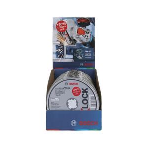 PRO Stainless Steel and Metal X-LOCK Trennscheibe,  125mm (10 Stück, Bohrung 22,23mm, WA 60 T BF, gerade) 2608619267 (3