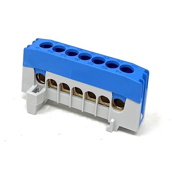 Pollmann Verteilerklemme blau N7-F2 Nullleiterklemme 7x16mm2 2020266 (4025221082228)