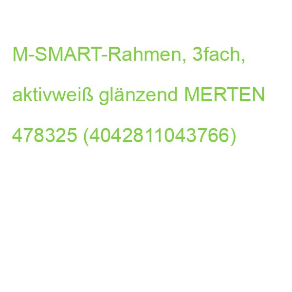 Rahmen 3fach aktivweiß MERTEN 478325 (4042811043766)