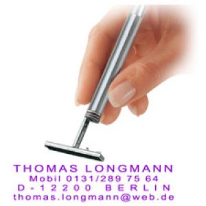 Heri Stempel-Kugelschreiber 6221, silber / schwarz 6221MG3/E8 (4025476004839)