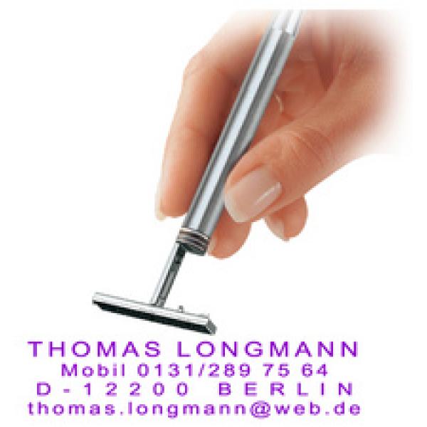 Heri Stempel-Kugelschreiber 6221, silber / schwarz 6221MG3/E8 (4025476004839)