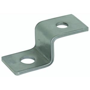 Endstück Z-Form m.je 1 Bohrung DEHN 10,5mm u. 12,5mm NIRO 390499 (4013364127517)