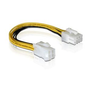 DELOCK Stromkabel 8pin EPS -> 4pin ATX St/Bu 0.15m 82405 (4043619824052)