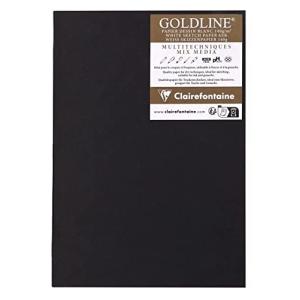 Skizzenheft GOLDLINE, DIN A4, schwarz Clairefontaine 975525C (3329689755252)