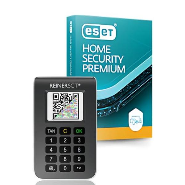 REINER SCT tanJack photo QR + ESET Home Security Premium REINER KARTENGERÄTE 2708014-007 (4011170085212)