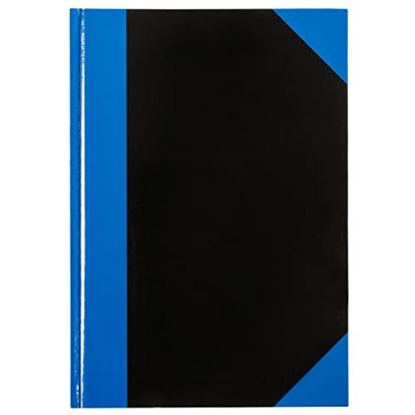 Idena Notizbuch Kladde liniert 96 Blatt 70g/m² schwarz/blau DIN A4