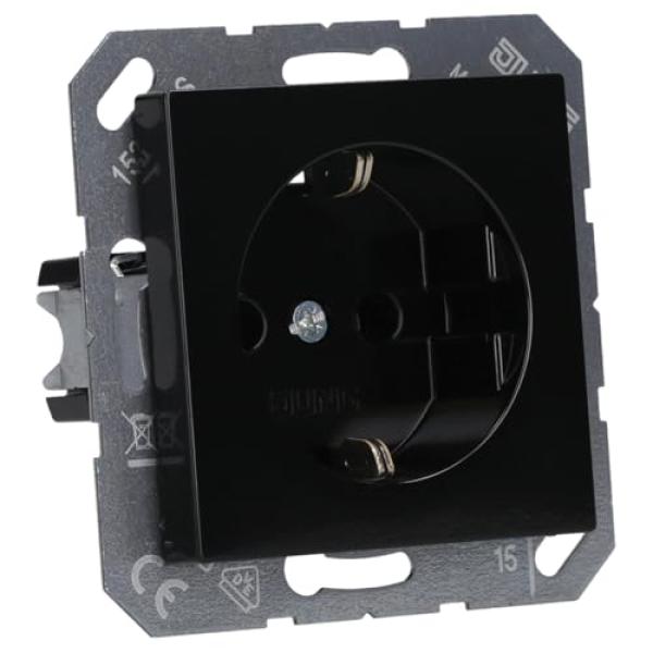JG schutzkontakt Steckdose 16A 250V A schwarz A1520SW (4011377057517)