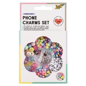 Perlen-Set Phone Charms RAINBOW SMILE, 349 Teile folia 32029 (4001868129991)