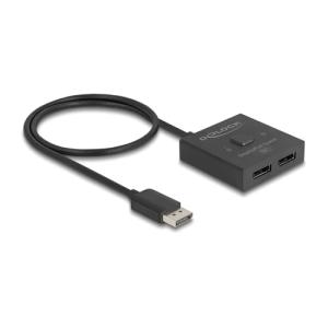 DisplayPort Switch 2 > 1 bidirektional 8K (schwarz, 50cm) 18906 (4043619189069)