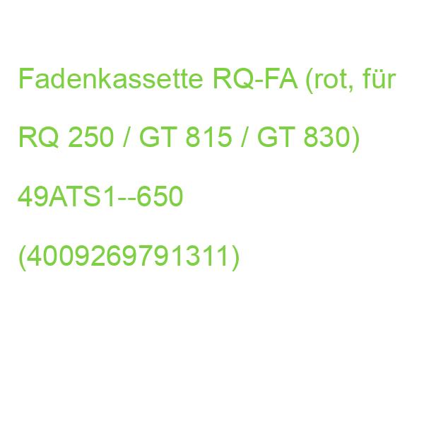 Fadenkassette RQ-FA (rot, für RQ 250 / GT 815 / GT 830) 49ATS1--650 (4009269791311)