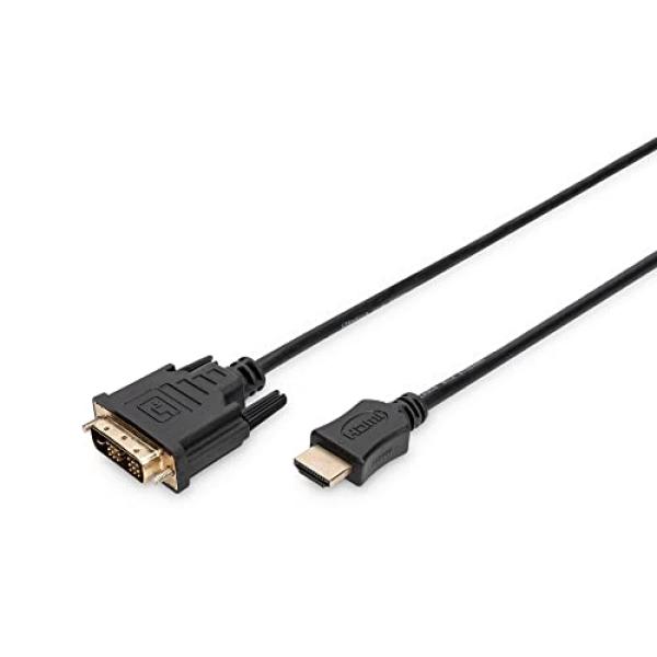 Adapterkabel HDMI > DVI-D (schwarz, 2 Meter) AK-330300-020-S (4016032295914)