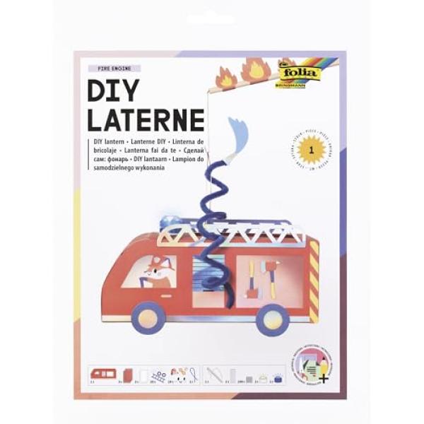 Laternen-Bastelset FEUERWEHR folia 95306 (4001868142457)