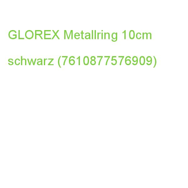 GLOREX Metallring 10cm schwarz (7610877576909)