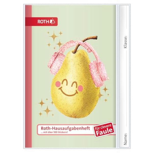 Hausaufgabenheft Teens für clevere Faule Cute Pear ROTH 89551 (4028279905556)
