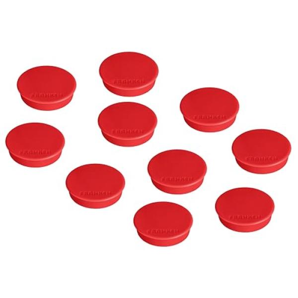 Haftmagnet, Haftkraft: 2, 5 kg, Durchm. 38 mm, rot FRANKEN HMS36 01 (4016946051392)