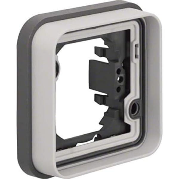 Berker Rahmen 1fach W.1 lichtgrau 13283505 (4011334405108)