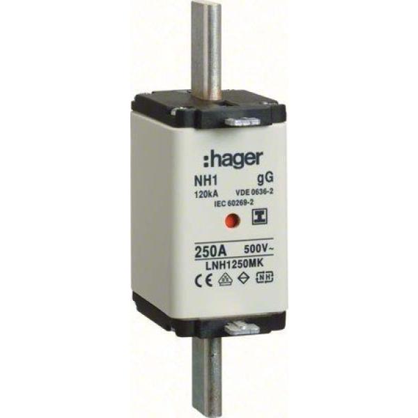 Sicherung NH1 gG 500V 250A HAGER MKen. S-frei LNH1250MK (3250614122668)