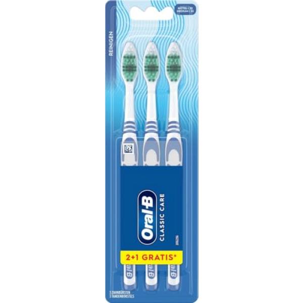 Oral-b Zahnbürsten Classic Care, 3 St. 8700216106542