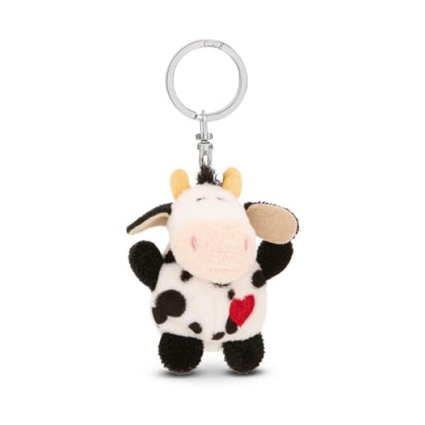 NICI Schlüsselanhänger Kuh mit Herz 5cm