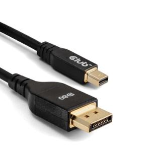 Club3D Kabel MiniDP 2.1 <-> DP2.1 1m 10K60Hz St/St retail CAC-1116 (8719214473105)
