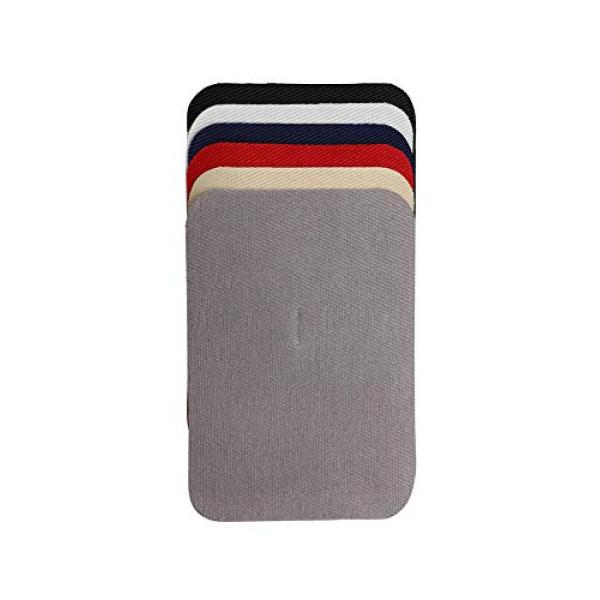 GLOREX Bügelflicken mehrfarbig 57x82mm 6 Stück