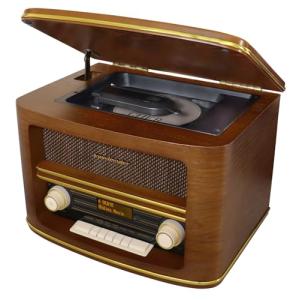 Soundmaster Nostalgie Digitalradio2x2W,DAB+/UKW,CD,USB,Bluetooth,Holzgeh. NR961 (4005425011514)