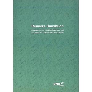 Hauskontobuch Reimers Hausbuch 1 Jahr bis 52 Mieter A4, 16 Blatt 537 RNK (4002871053709)