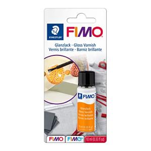 Glanzlack, 10 ml im Gläschen, Pinsel im Deckel FIMO 8703 01 BK (4006608002367)