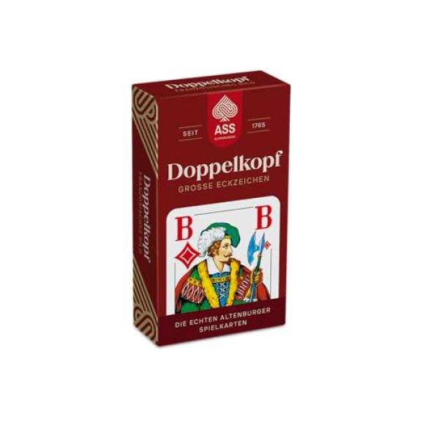 CARTAMUNDI Spielkarten Doppelkopf große Eckzeichen französisches Bild (4042677700131)