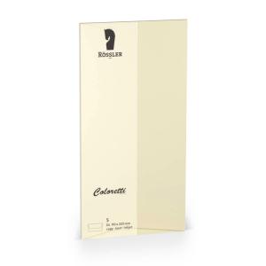 ROESSLER RÖSSLER Briefumschläge Coloretti creme DIN lang 5 Stück (4014969497777)