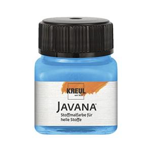 KREUL Stoffmalfarbe JAVANA azurblau 20ml Glas